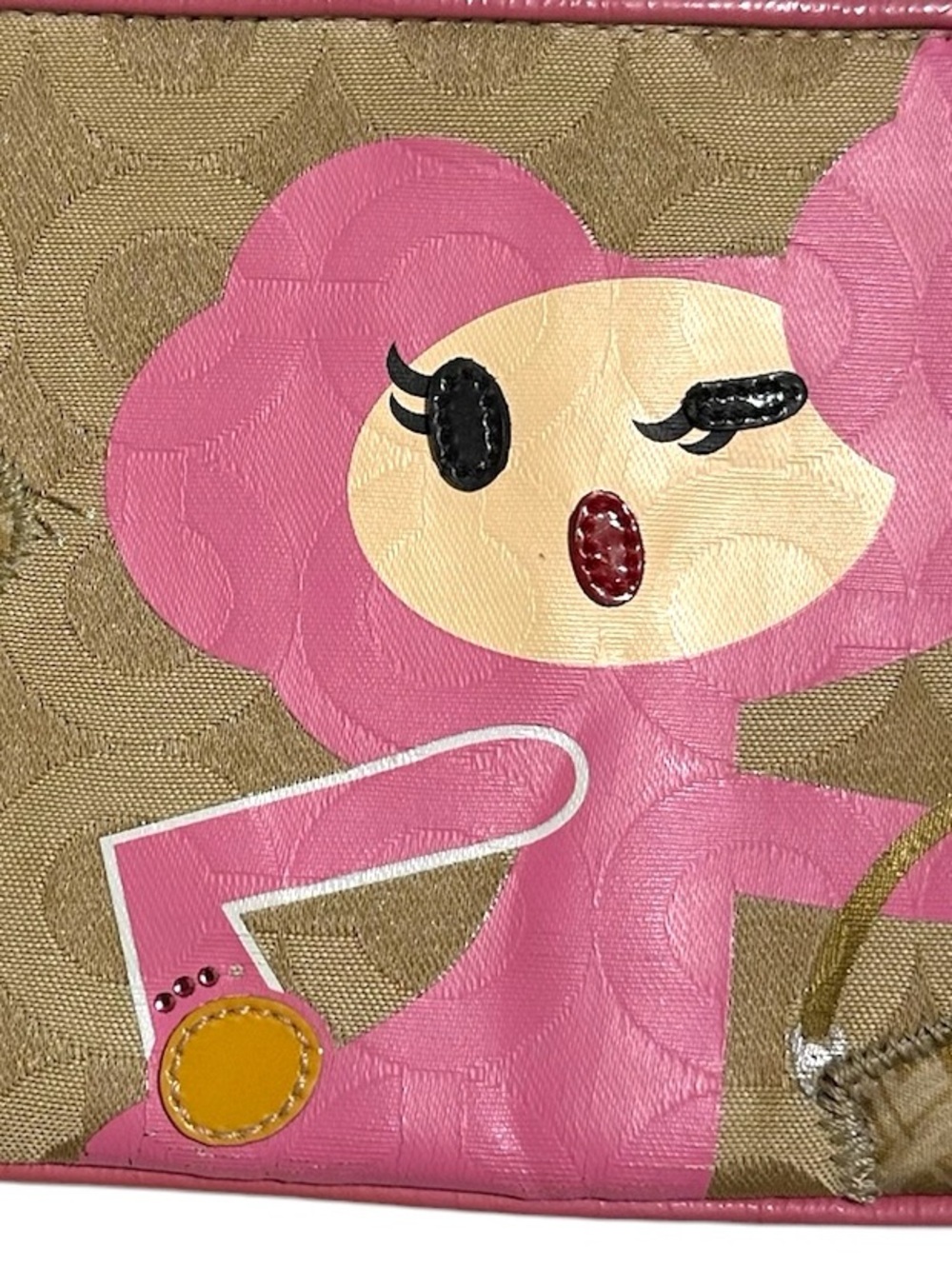 Coach Poppy Chan "Pinky" Wristlet Rare Limited Edition - Picture 5 of 11